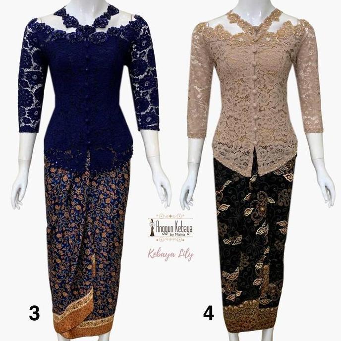 ANGGUN KEBAYA - Kebaya Lily | Kebaya Remaja | Kebaya Wisuda | Kebaya Modern | Kebaya Brokat Premium 