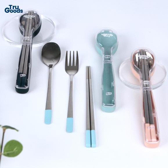 Cutlery Set Pocket / Alat makan set Tru Goods