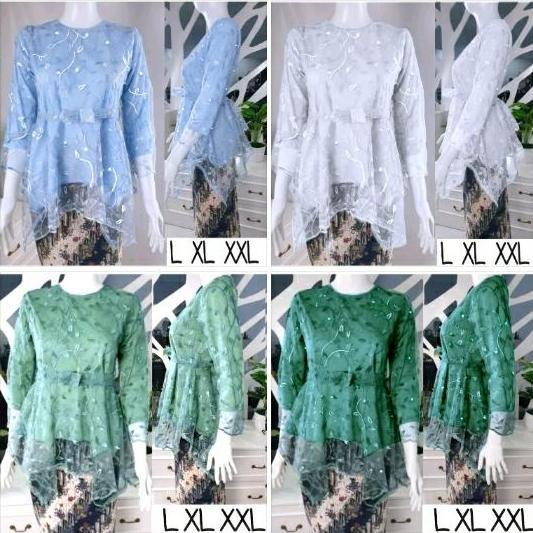atasan kebaya/kebaya modern/Kebaya/baju kebaya/kebaya tile brokat/