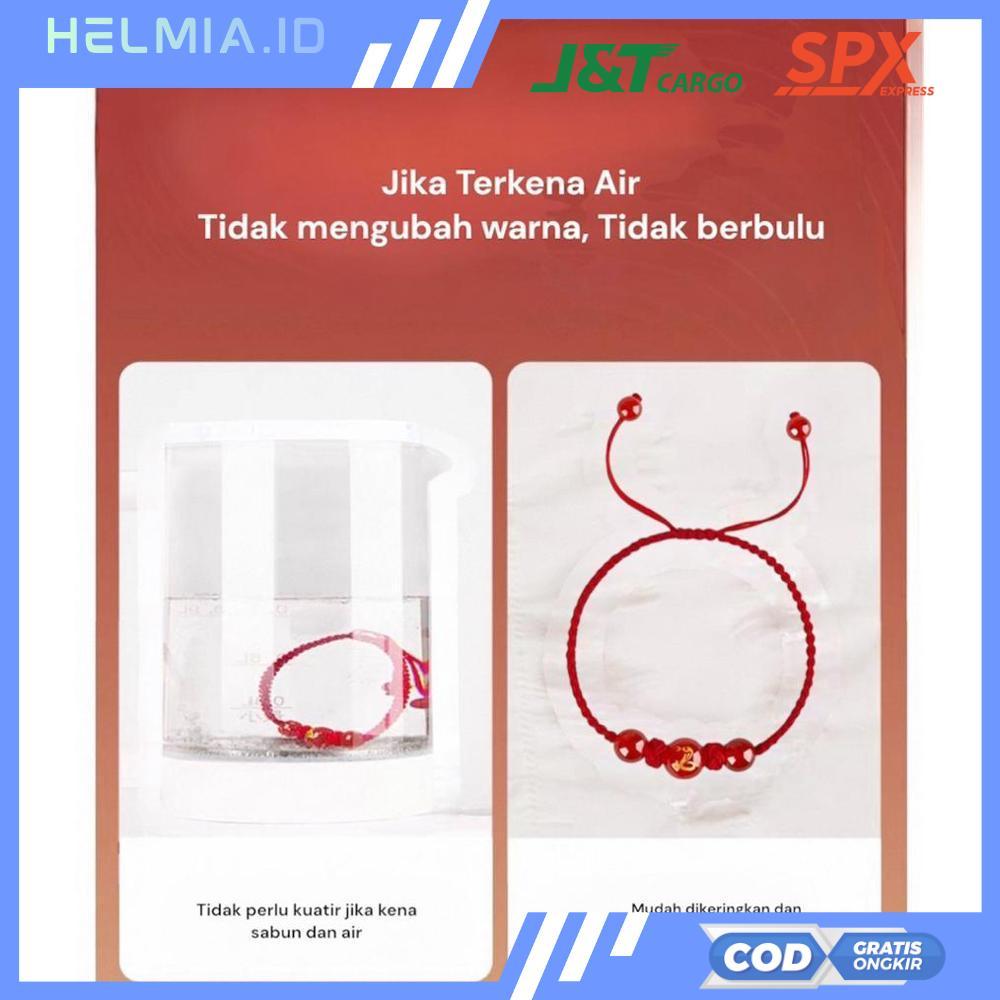 Gelang Tali Merah 12 Shio Keberuntungan / Gelang Tangan Wanita Pria Anak Serut Zodiak Cina Tahun Lah