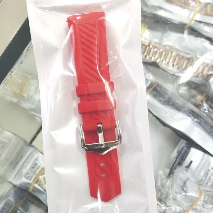 Premium Tali Jam Tangan Tag Heuer Rubber Karet Tag Heuer 22Mm Ori Original Asli