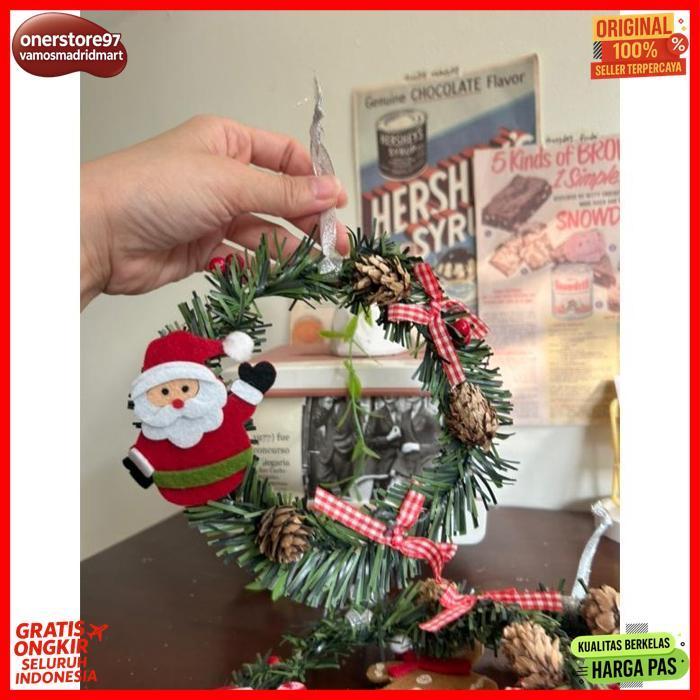 Terlaris Krans Natal Led/Hiasan Natal/ Gantungan Hiasan Natal/ Gantungan Natal