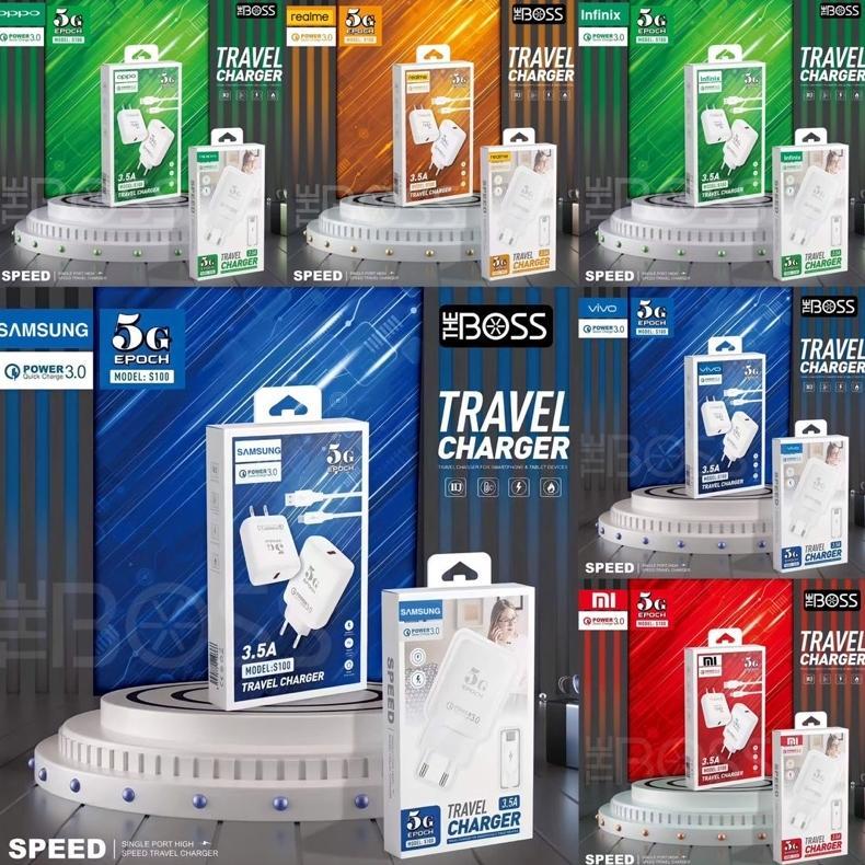 Charger 5G 3.5A TC Branded Micro 1 usb Merek S100 S200 Alltipe (-U_U-)
