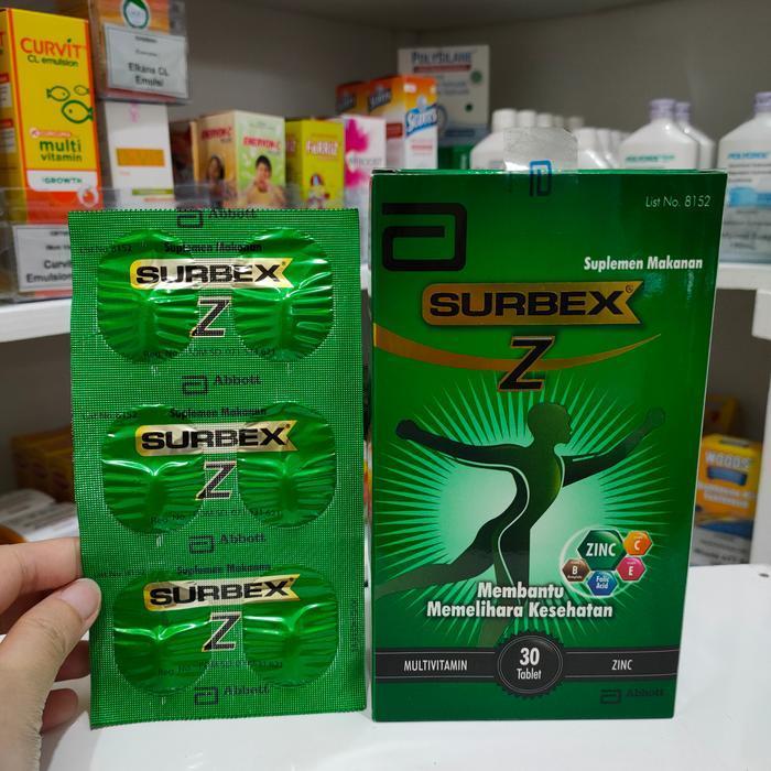 Surbex Z Strip Isi 6 Tablet Vitamin Original Abbott