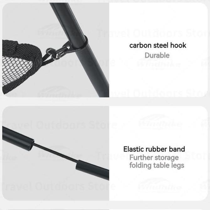 Diskon Meja Lipat Tripod Camping Piknik Portable Naturehike Cnh22Ju035