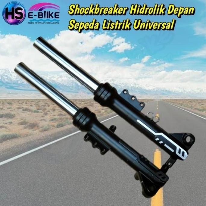Promo Shockbreaker Hidrolik Depan Sepeda Listrik Universal Outdoor Diskon