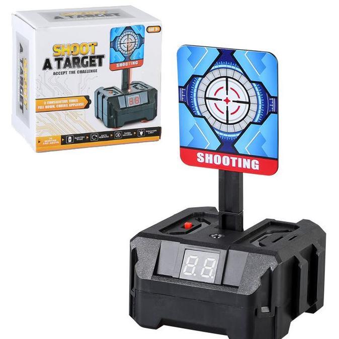 jayabk- Target Sasaran Tembak Mainan Nerf Gel Blaster Single Target auto naik