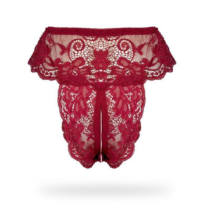 Murah CD Wanita Sexy Lingerie Transparan Renda Ukuran Jumbo  GOC14 Non COD