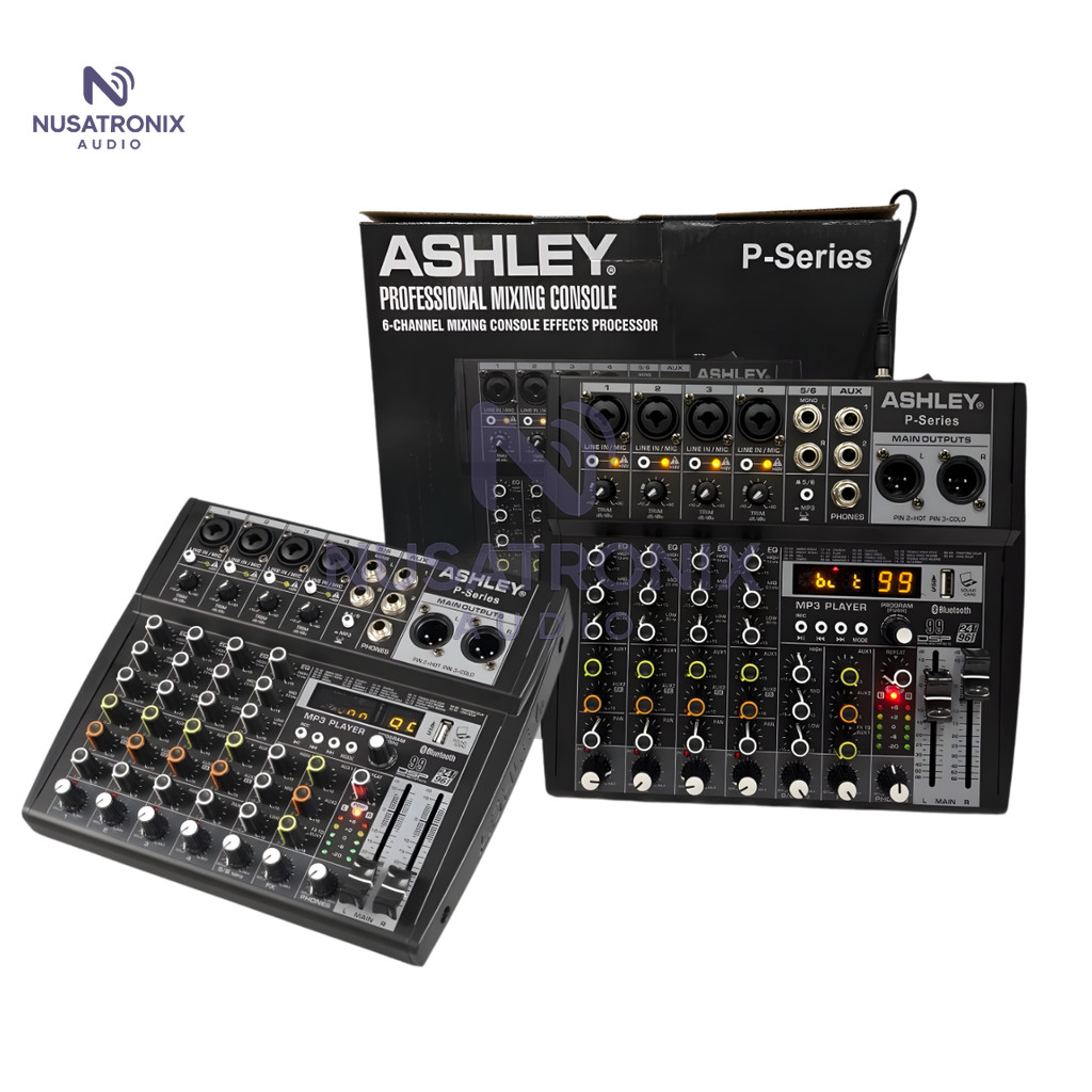 MIXER ASHLEY P SERIES 6 CHANNEL ORIGINAL