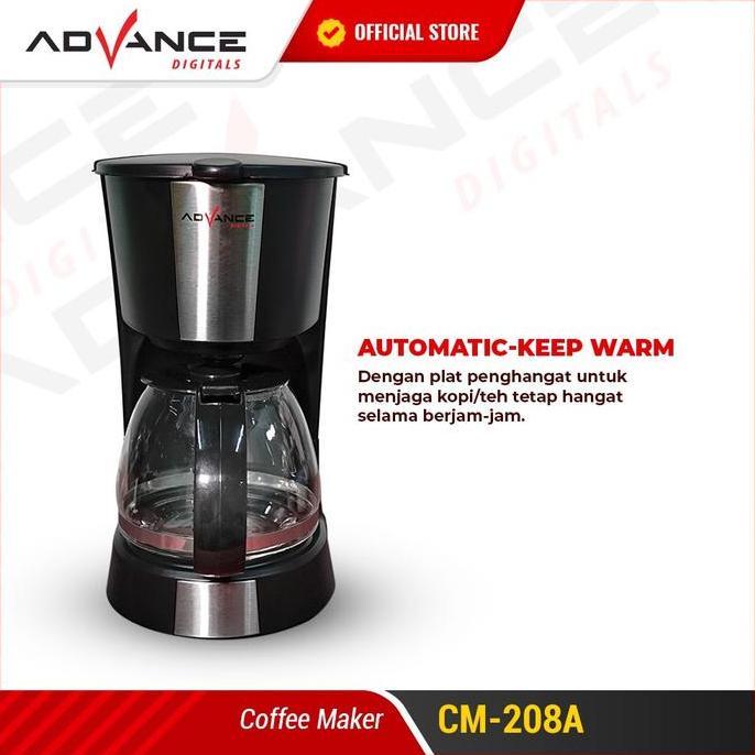 CM208A Coffee Maker Mesin Kopi Espresso Low Watt