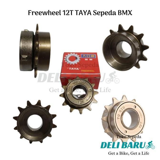 TAYA Freewheel 12T gir belakang single speed gear 12 T sepeda BMX