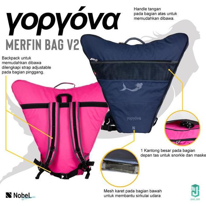 Promo Mermaid Fin Bag|Merfin Bag|NobeL Outdoor|Tas Putri Duyung|Mahina Bag Diskon