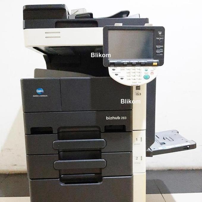 Promo Mesin Fotocopy Konica Minolta Bizhub 283 Hitam Putih Dengan Scan Warna