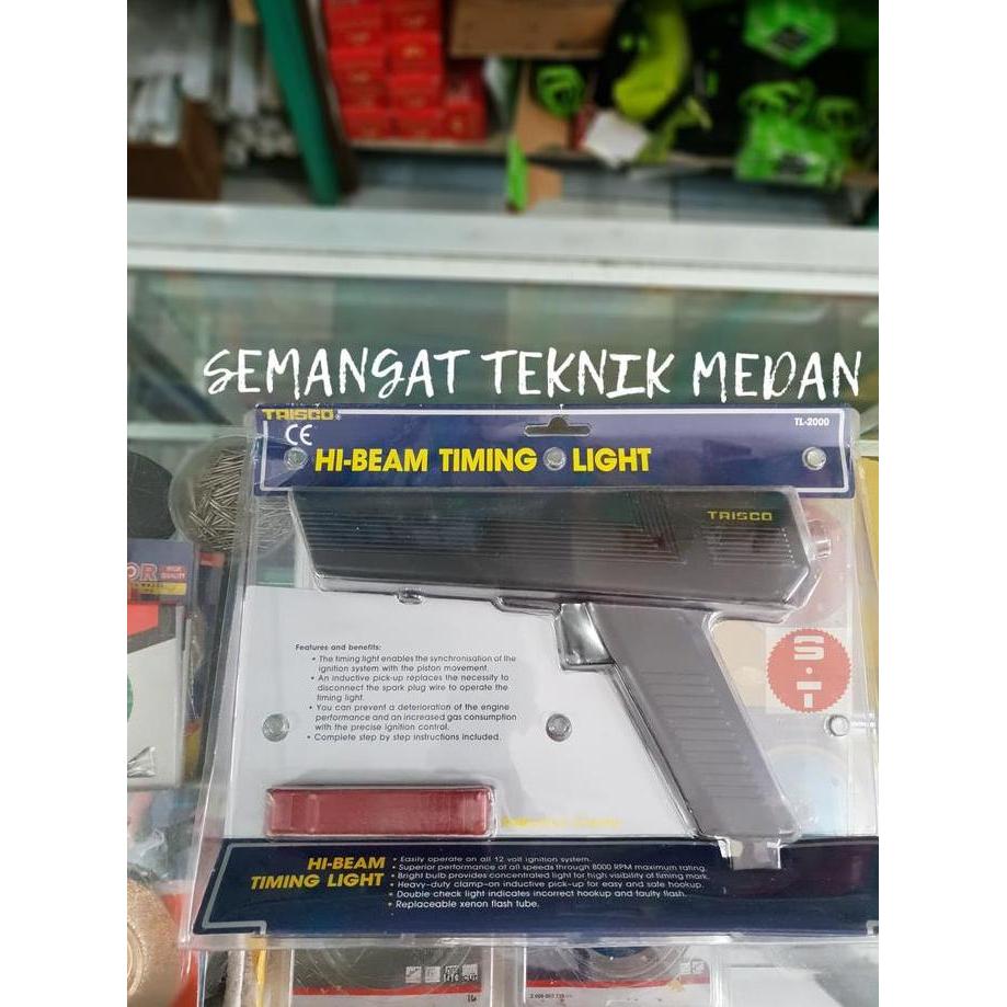 HARGA DISC - TL2000 TIMING LIGHT HI-BEAM HI BEAM TL-2000 TAIWAN TRISCO