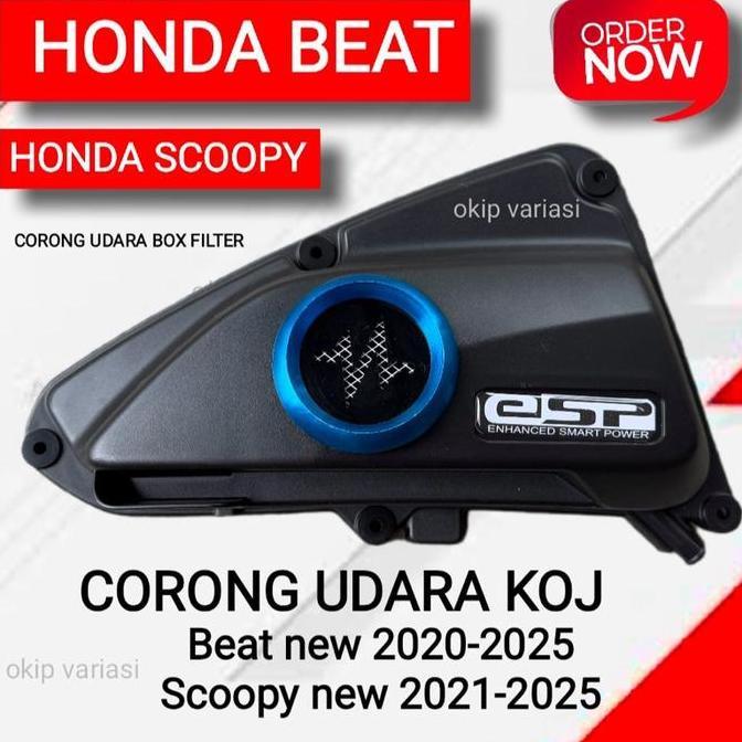 Grade Ori Corong Udara Tutup Filter Beat Delux Scoopy Genio Koj - Velocity Beat Delux Std Motorcycle