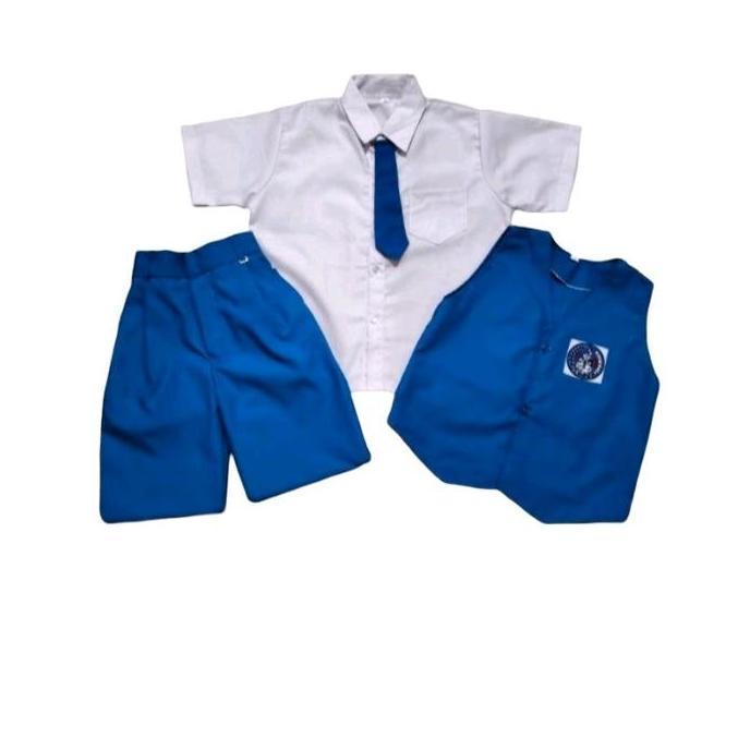 New- seragam TK nasional biru putih