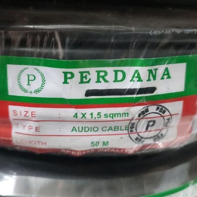 Kabel serabut 4x 1.5/ Perdana serabut 4x 1.5 mm / Kabel 4x 1.5