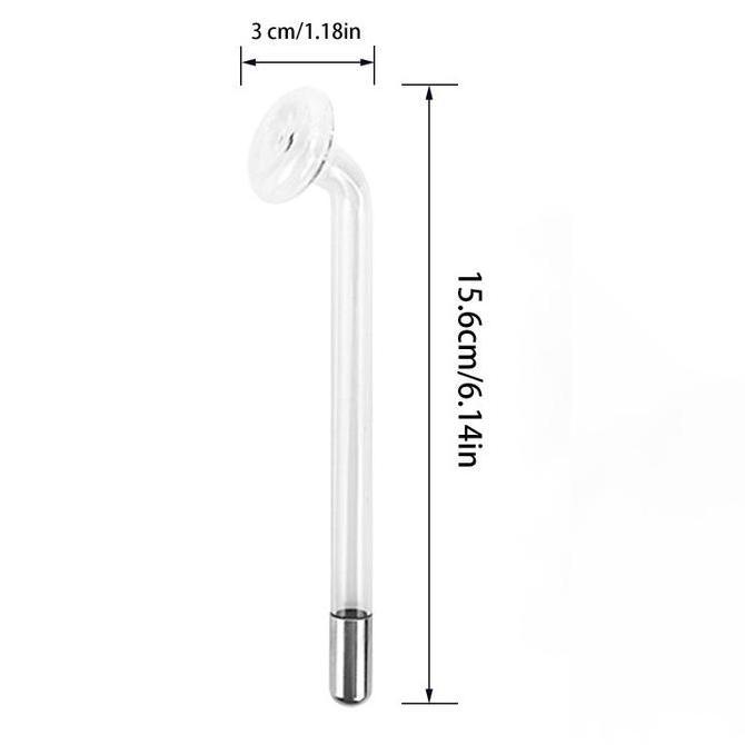 NUWAX Kaca HF Jamur SparePart Alat Facial Tabung Kaca HF Frekuensi Tinggi