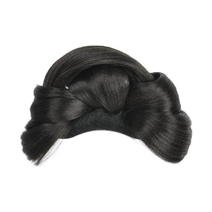 VEXANAF Sanggul Rambut China Tang Feng Concubine Bun Wig China Hanfu Wig Kostum Kuno Wanita