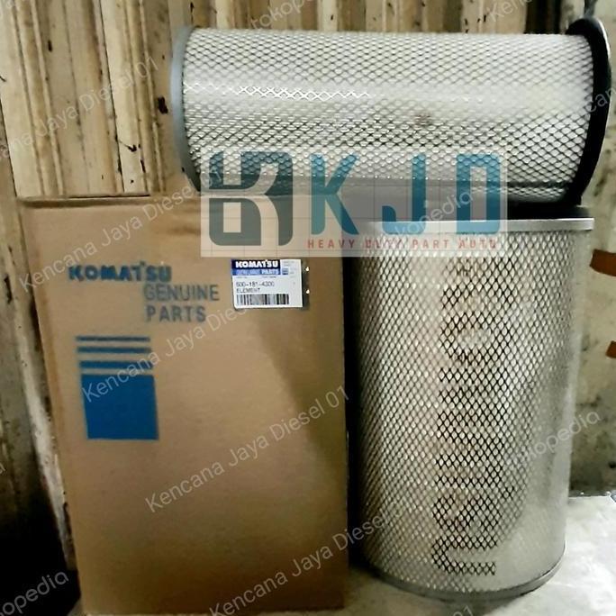 MEXALE Air Filter Udara Komatsu D85SS-2 600-181-4300/4311 + 600-181-4230/4211
