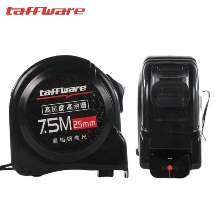 BEAM Meteran Roll Tukang 7.5 Meter Taffware - SD75M Retractable Ruler Precision Steel
