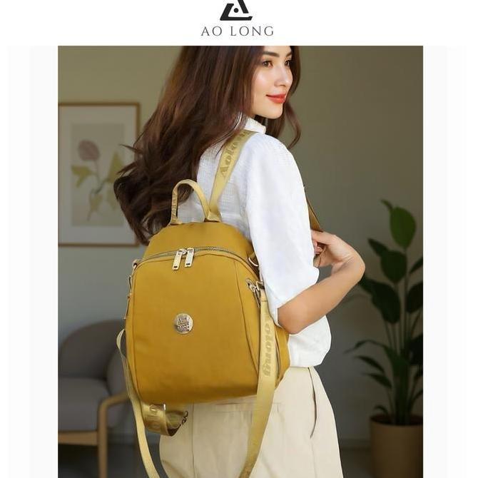 Sylviaori- Ransel Botol Tas Ransel Sekolah Wanita 0206#- Backpack Cewek Berukuran Sedang Muat Banyak