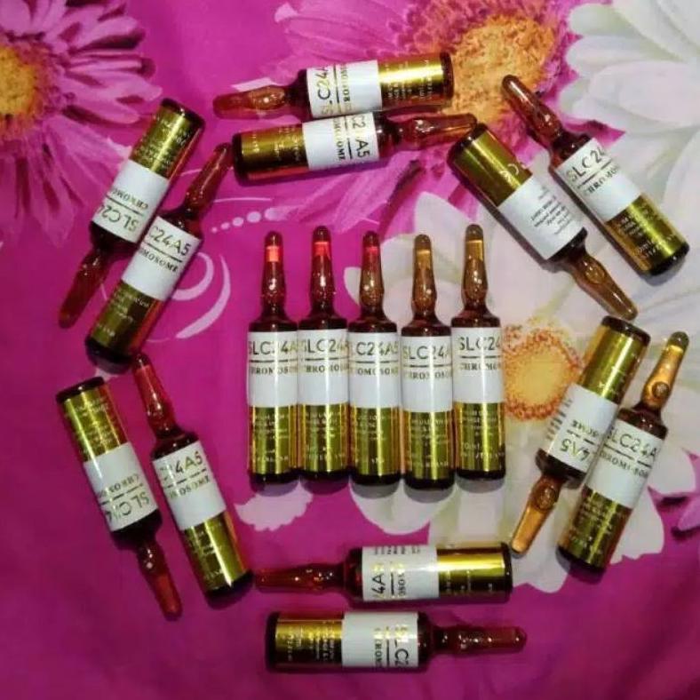 DelOnA- SLC24A5 gold Chromosome 10mili FREE ONGKIR+PURE+WHITENING BOSTER