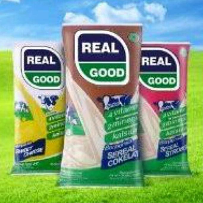 New- Susu UHT Real Good DUS - 50 ml - Susu Bantal Kemasan Praktis
