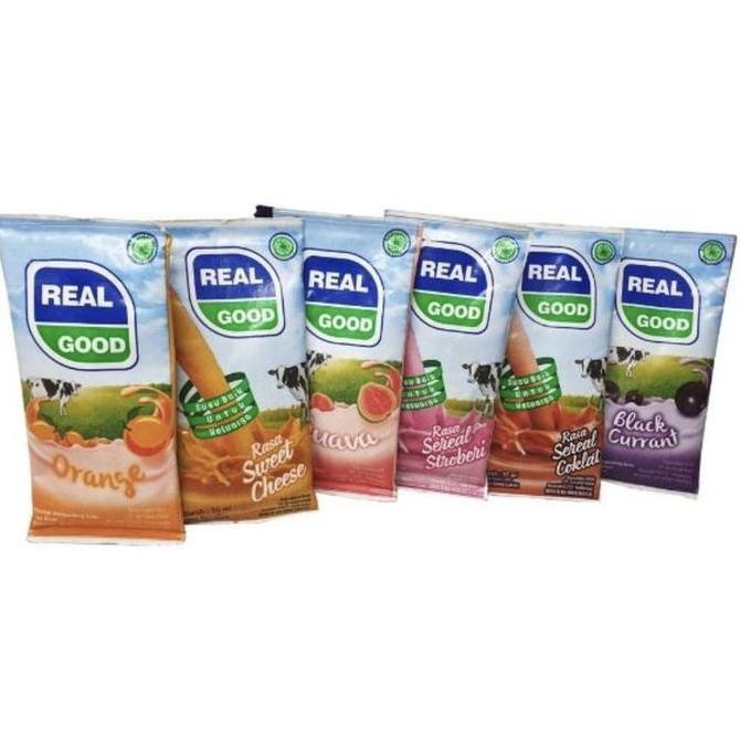 New- [] Susu Real Good 1 DUS isi 60 pcs - susu bantal nikmat enak diskon