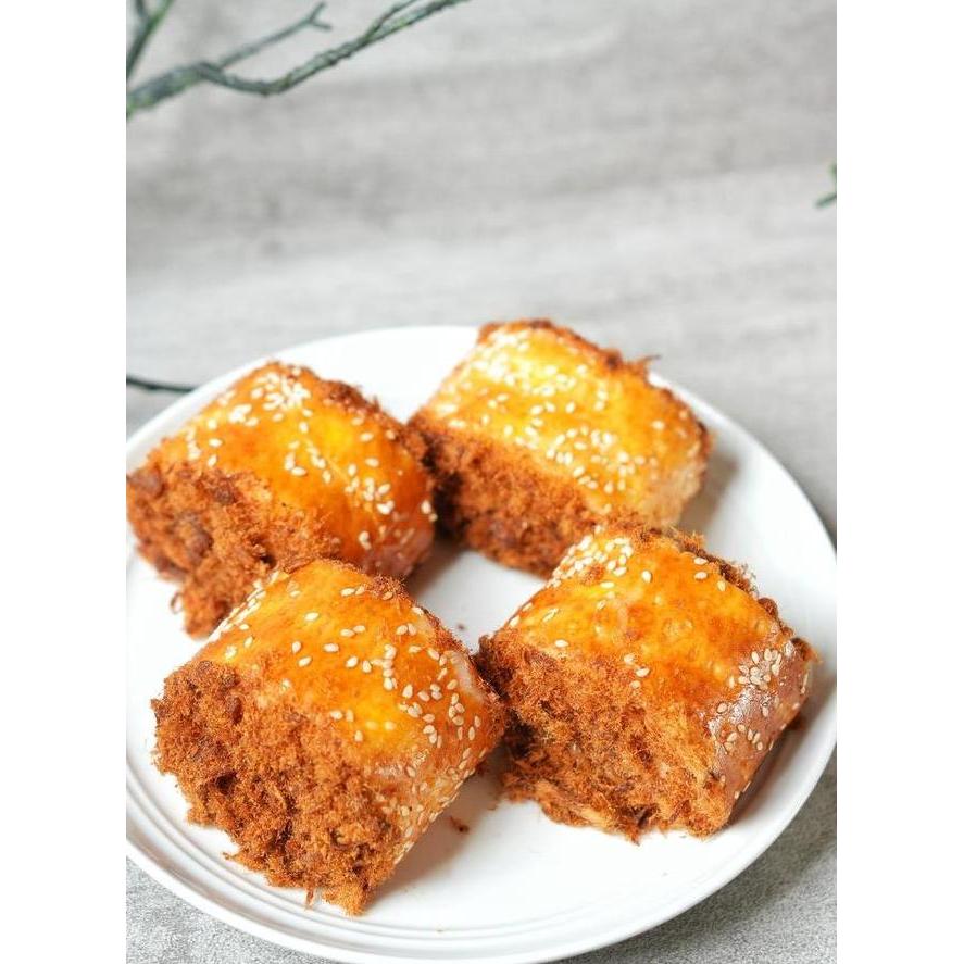 Roti Abon Gulung Lla Bakery 8 Pcs Abon Sapi Full Butter Wisjman Floss Roll Abon Sapi Tenderloin Roll