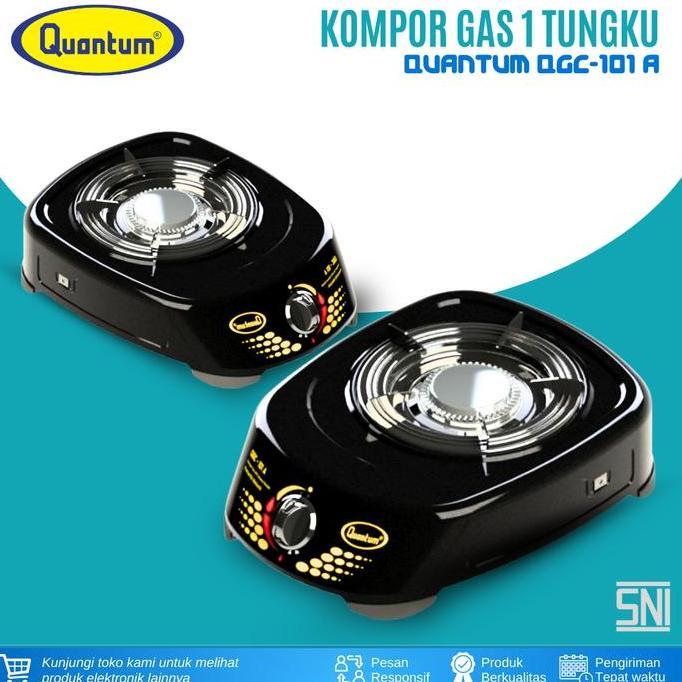 Quantum Kompor Gas 1 Tungku Qgc-101A Kompor 1 Tungku Sni Kompor Quantum Hemat Gas Kompor Rumahan