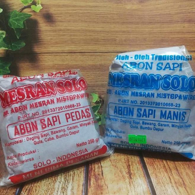 Abon Sapi Mesran Solo Mistopawiro 250 Gram