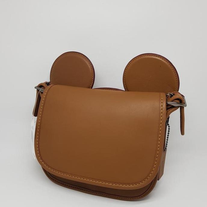 Coach Mickey Patricia Ear Bag Saddle