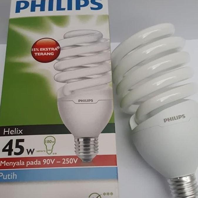 Lampu Philips Helix 45 Watt Lampu Hemat Energi 45 Watt Philips