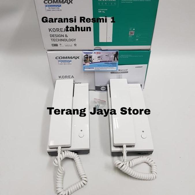 Intercom Commax Tp-1L Interphone Kabel Commax Tp1L Interkom Commax Tp-1L (Sepasang/2 Unit)