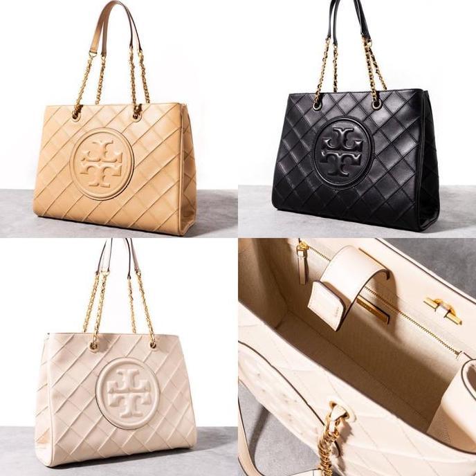 TB FLEMING SOFT CHAIN TOTE BAG LEATHER ORINAL