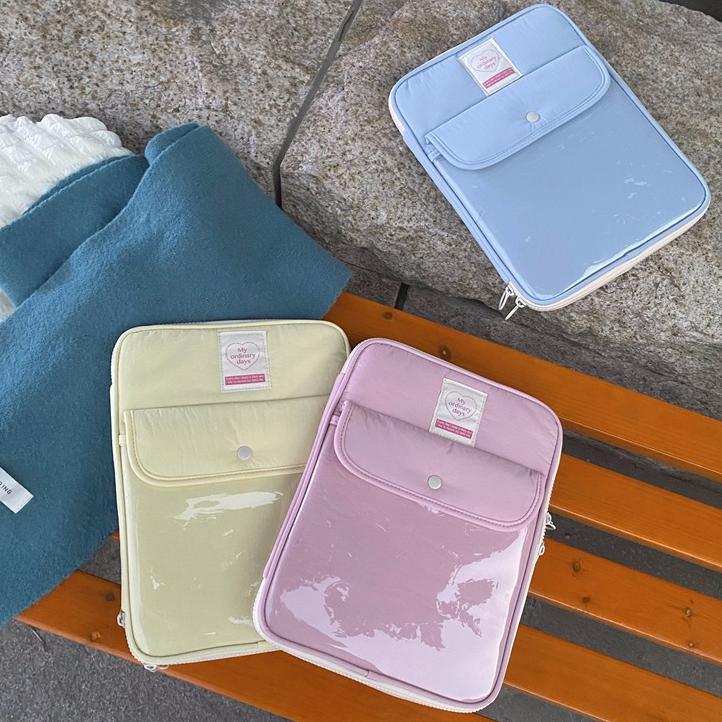cuci gudang` murah tas laptop tas penyimpanan tablet saku gesper gaya korea baru cocok untuk 9.7 10 