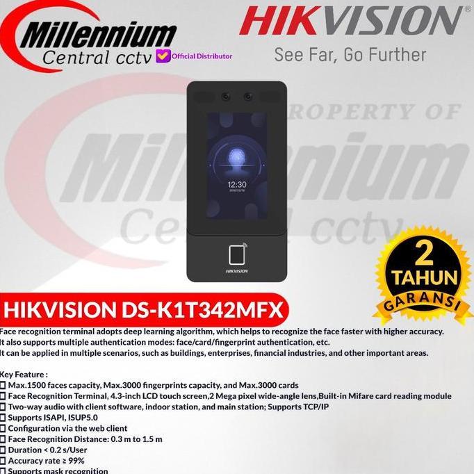 HIKVISION DS-K1T342MFX Face Recognition Terminal