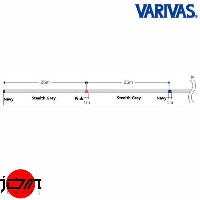 Varivas Pe Line Avani Casting Smp X8 300M
