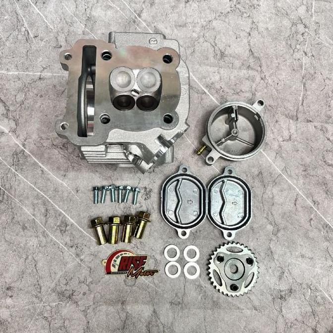 Blok Cylinder Head Moto 1 Mio 4 Klep 24 21 Pelatuk Roller