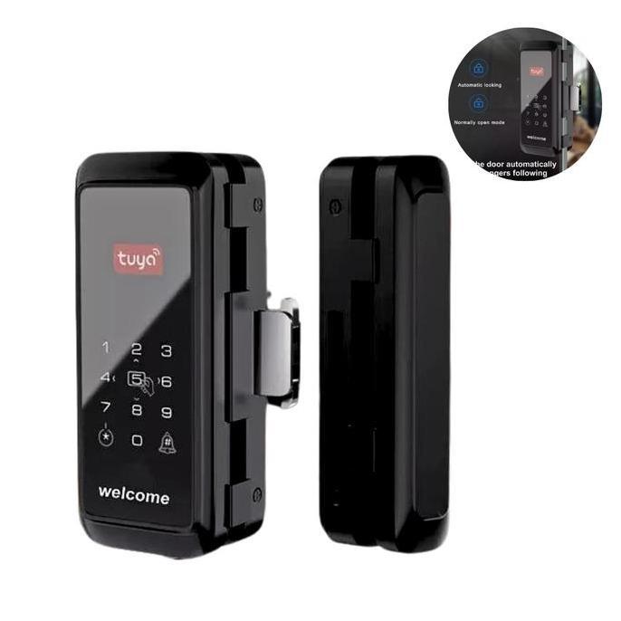 Gagang Pintu DIGITAL DIGITAL DOOR LOCK FINGER PRINT SIDIK JARI Glass
