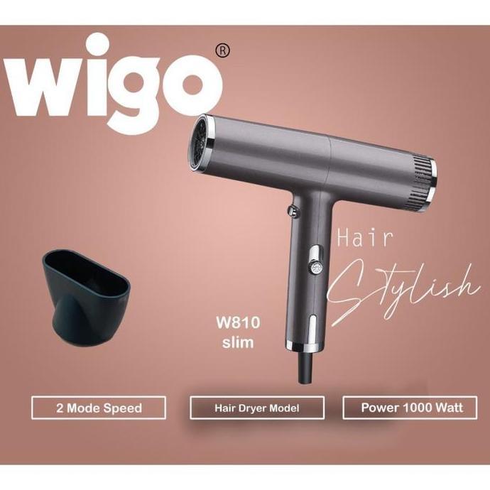 Wigo Hair Dryer W-810 Slim Hairdryer Pengering Rambut 1000 W