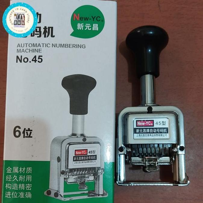 Stempel Angka Otomatis 6 Digit Numbering Otomatis New Yc Stempel Nomor