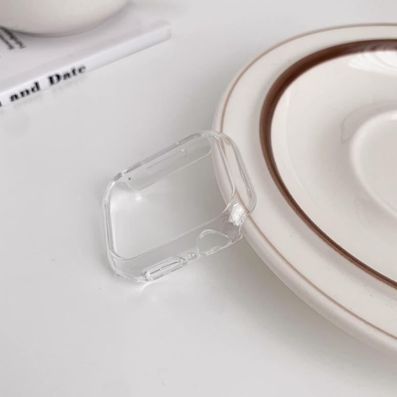 CUCI GUDANG Hard Bumper No Glass PC Case for Apple Watch SE 2 IWatch Series 10 9 8 7 6 5 4 3 2 1 Ult