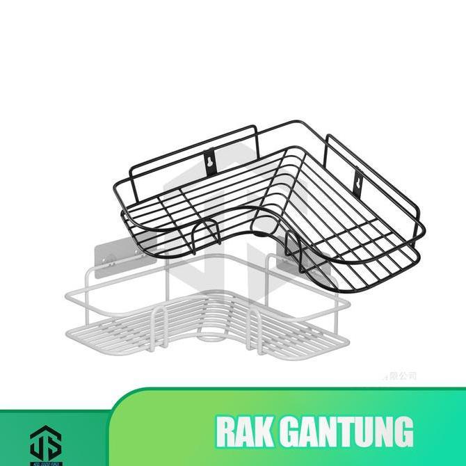 RAK SUDUT STAINLESS STEEL RAK GANTUNG RAK DAPUR RAK KAMAR MANDI