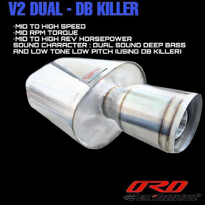 Muffler V2 dual ORD exhaust