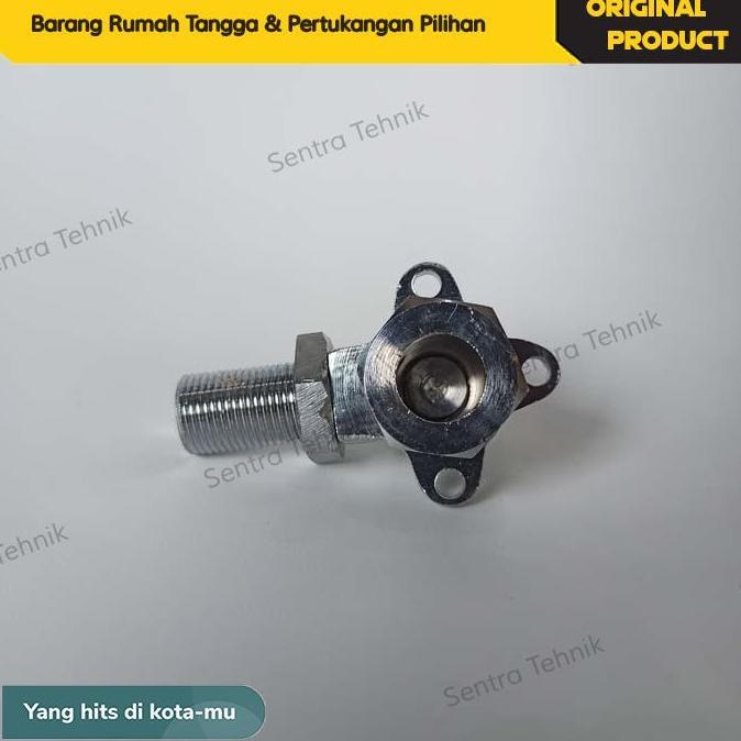 Amanahjamin- Kran Kaca Boiler Setrika Uap Elbow Kaca Tabung Boiler Setrika Uap 3/8" 1/2" Sinatex Nag
