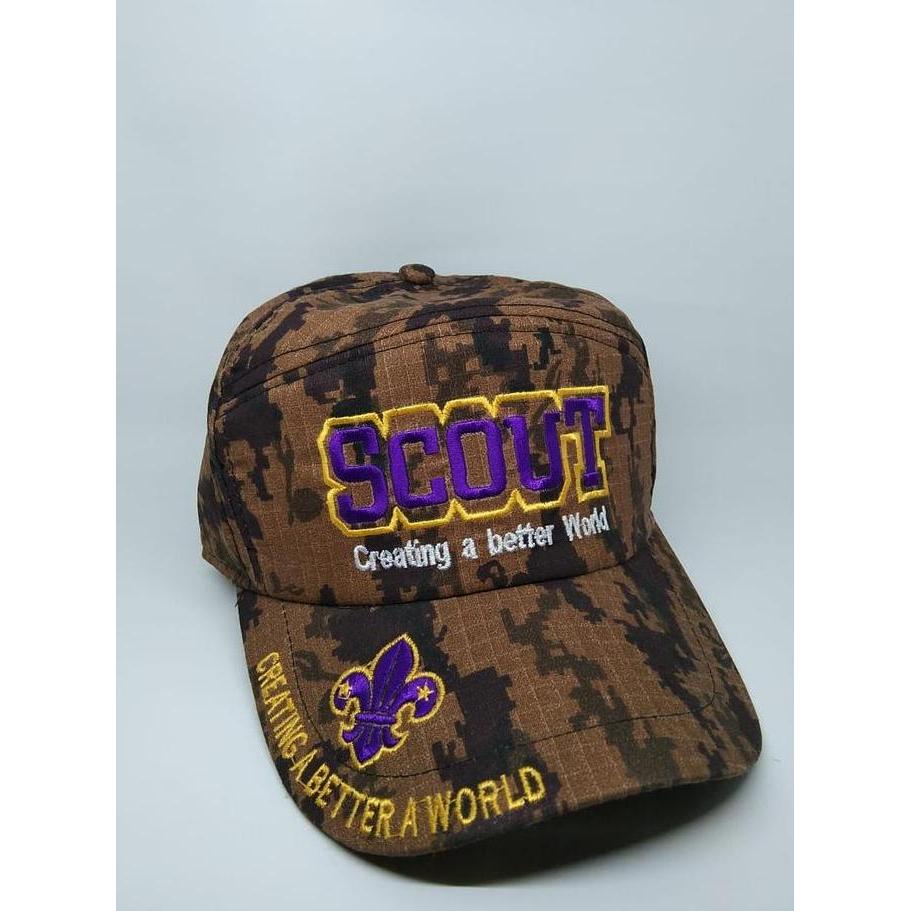 Saless Topi Loreng Digital Pramuka Bordir Pria Dan Wanita