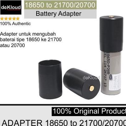 Best- Baterai Adapter 18650 to 21700 / 20700 | batre adaptor ke battery