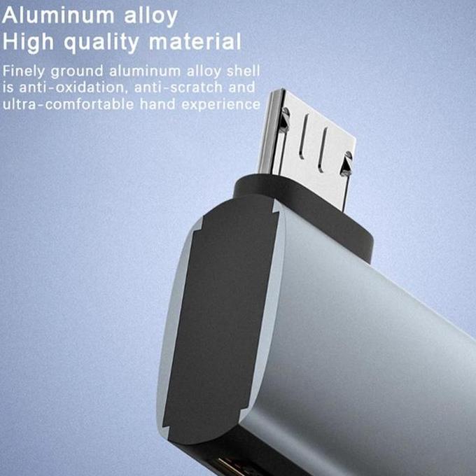 TERMURAH - AVPRO AVX098 Slim OTG Micro-USB USB 2.0 Host for Phone Tablet TV Stick